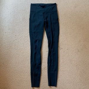 Lululemon Fast and Free Brushed Leggings 28" Submarine 4 EUC